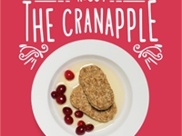 The Cranapple. Two Weetabix biscuits with cranberries and apple juice.